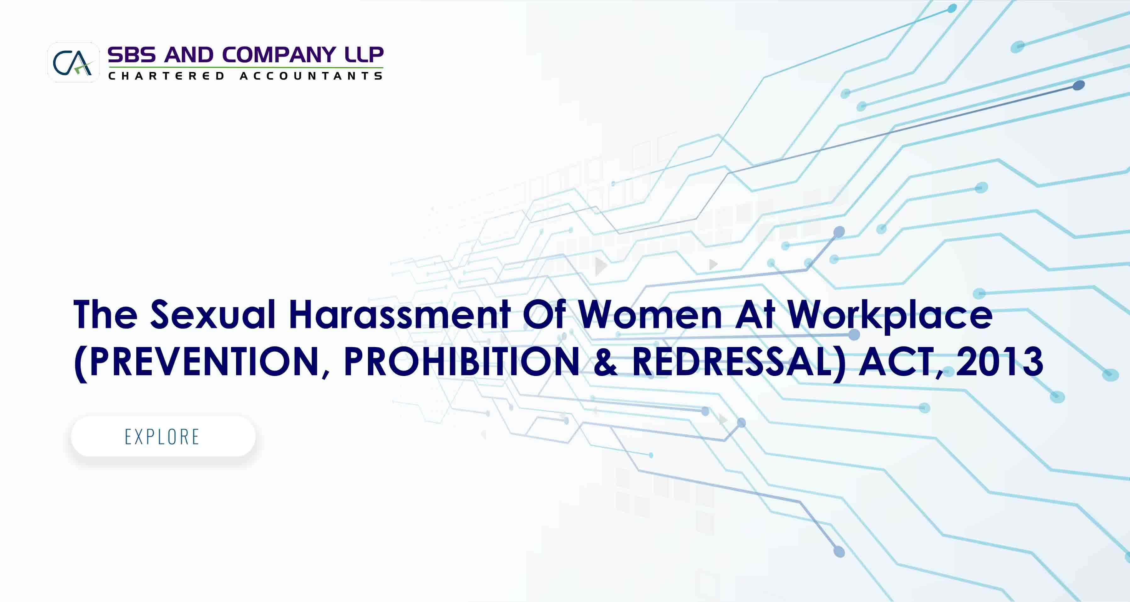 The Sexual Harassment Of Women At Workplace Prevention Prohibition And Redressal Act 2013